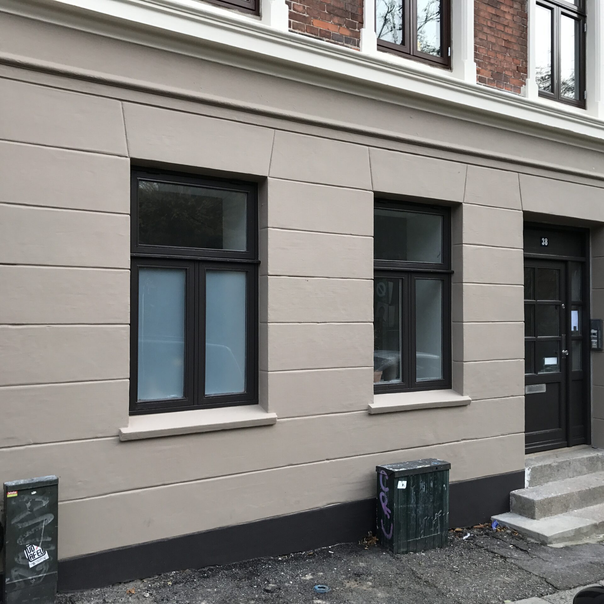 Udvendigt malerarbejde af ejendom